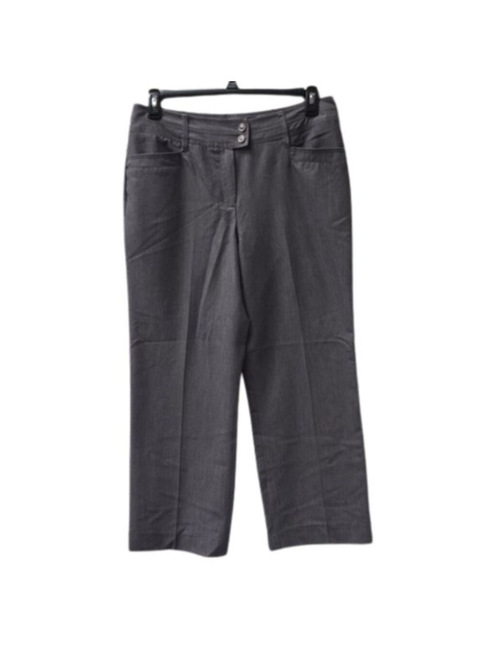 Larry Levine Gray Dress Pants.‎ Size 12. Pre-loved in Excellent Condition